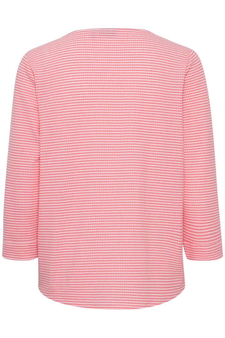 0113- Pink Long Sleeve T-Shirt- Fransa