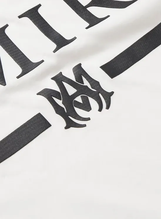 AMIRI  |Crew Neck Street Style Cotton Short Sleeves Logo