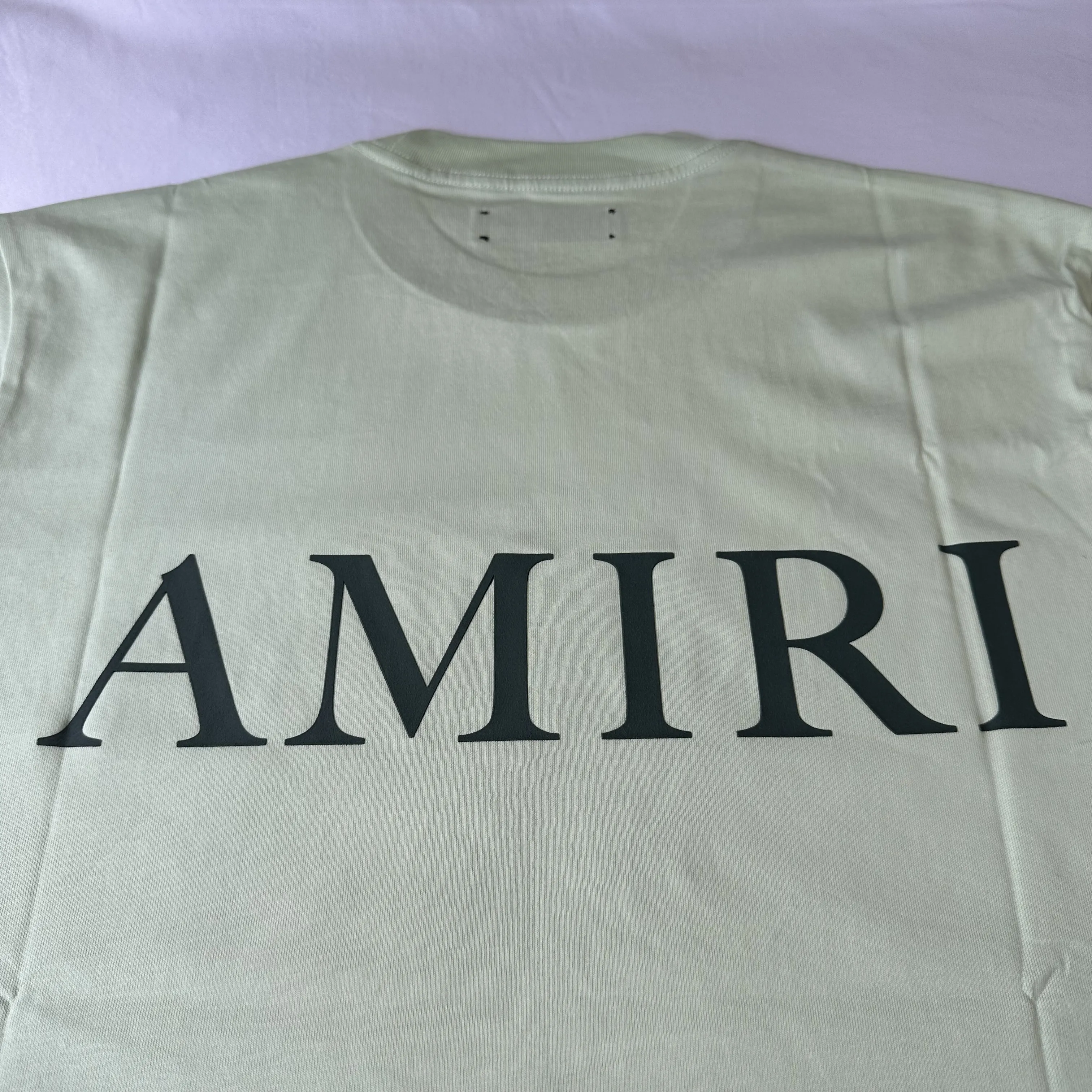 AMIRI  |Crew Neck Street Style Plain Cotton Short Sleeves Oversized