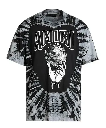 AMIRI  |Crew Neck Unisex Street Style Cotton Short Sleeves Logo