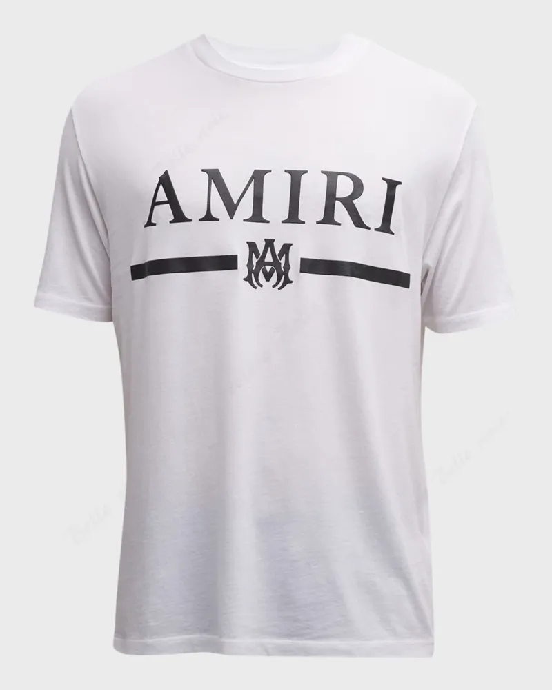 AMIRI  |Crew Neck Unisex Street Style Cotton Short Sleeves Oversized