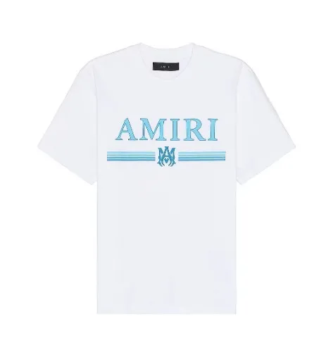 AMIRI  |Crew Neck Unisex Street Style Plain Cotton Short Sleeves