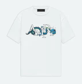 AMIRI  |Street Style Plain Cotton Short Sleeves Logo T-Shirts