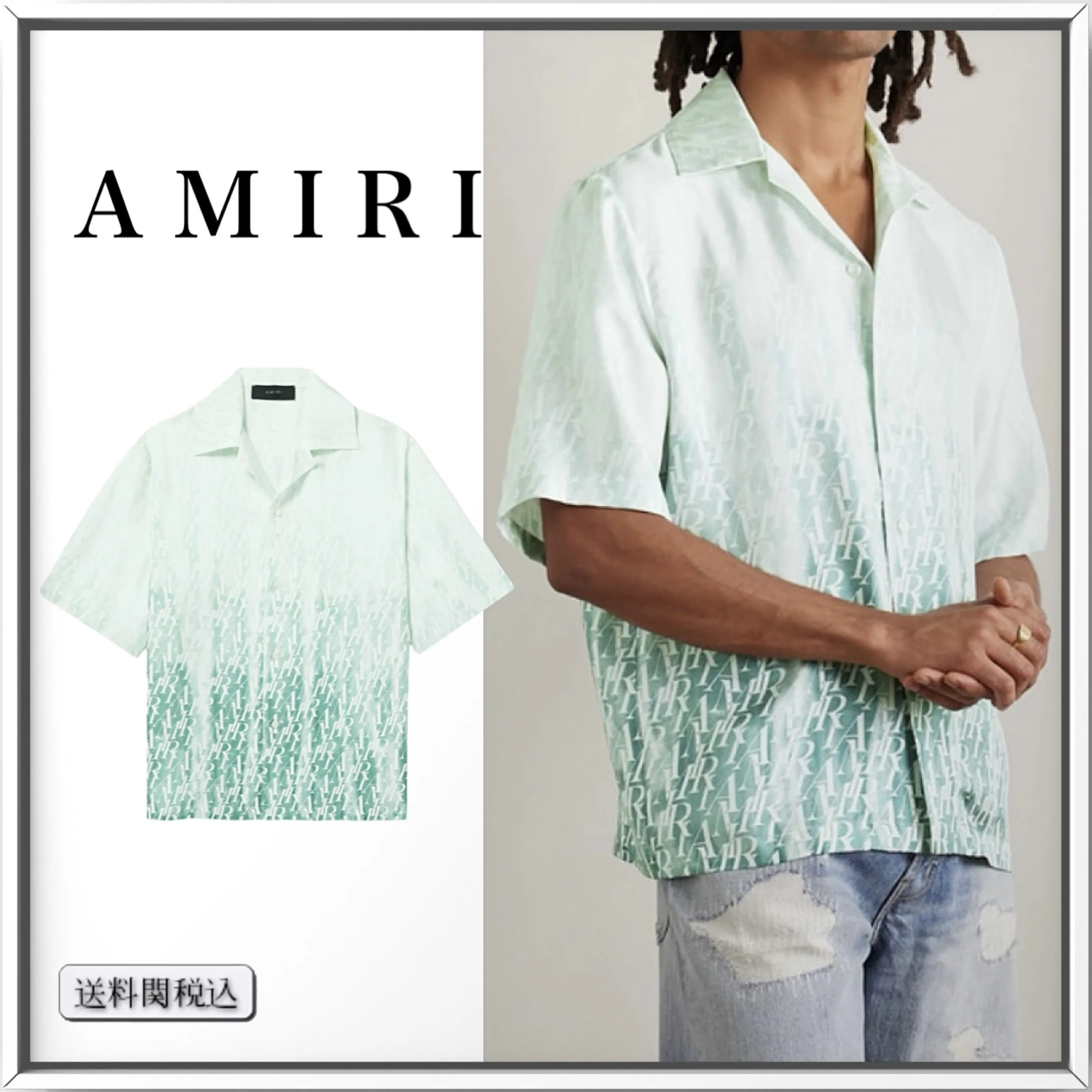 AMIRI  |Street Style Short Sleeves Shirts