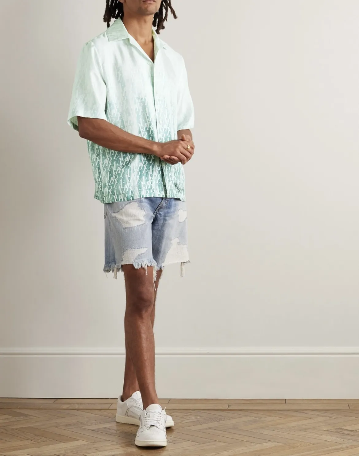 AMIRI  |Street Style Short Sleeves Shirts