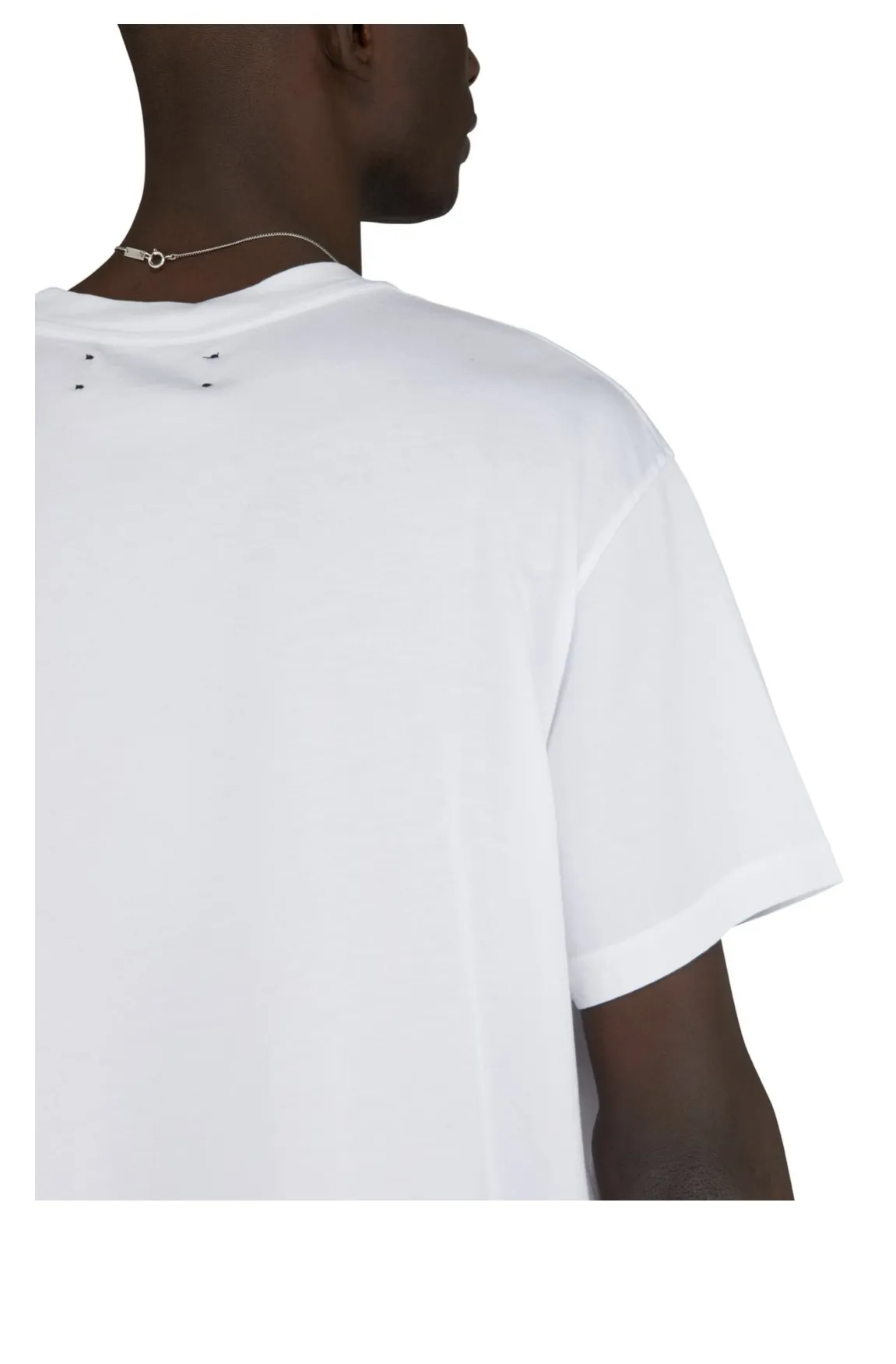 AMIRI  |Street Style U-Neck Plain Short Sleeves Logo T-Shirts