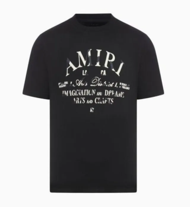 AMIRI  |Unisex Street Style Cotton Logo T-Shirts