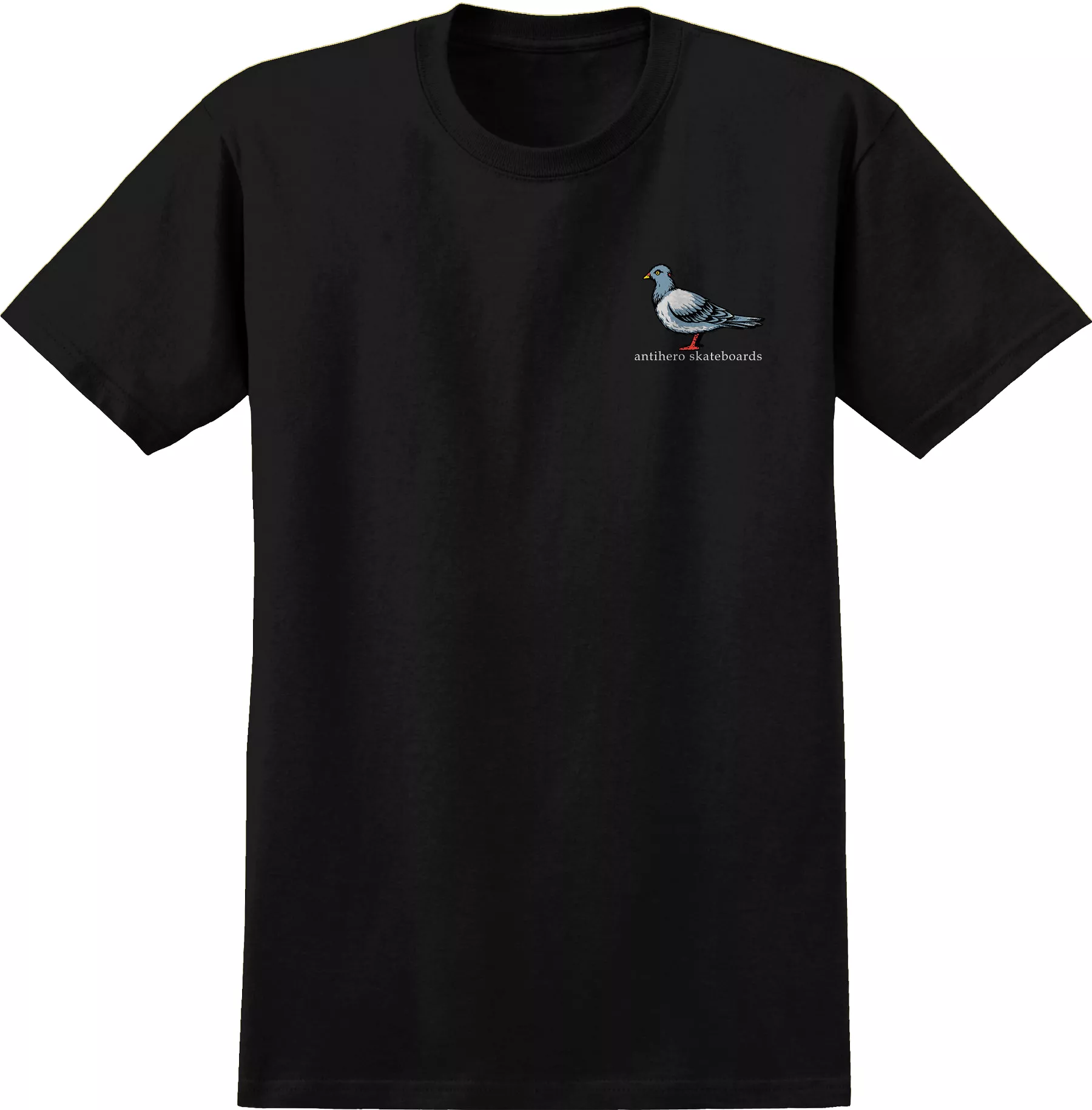 ANTIHERO T-SHIRT LIL PIGEON SS BLACK