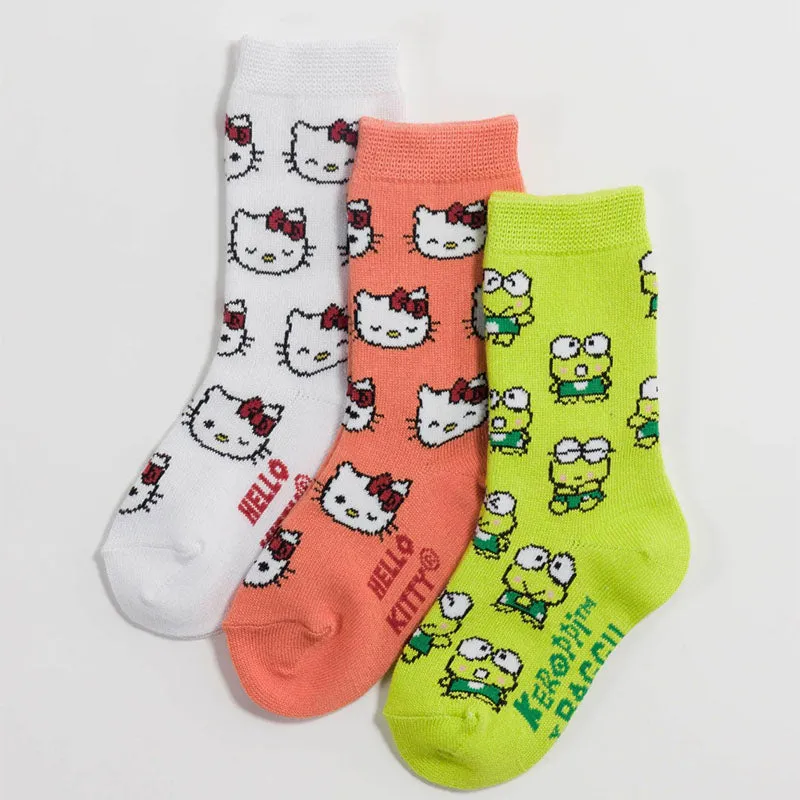 Baggu Kids Crew Socks - Sanrio Friends