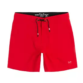 Boardshort Dark Seas Current Hitch red