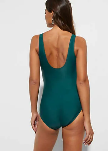 bonprix Tummy Control Ruched Swimsuit | Grattan