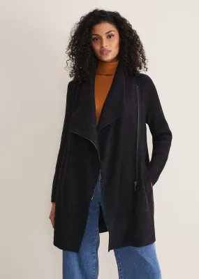 Byanca Zip Knit Coat