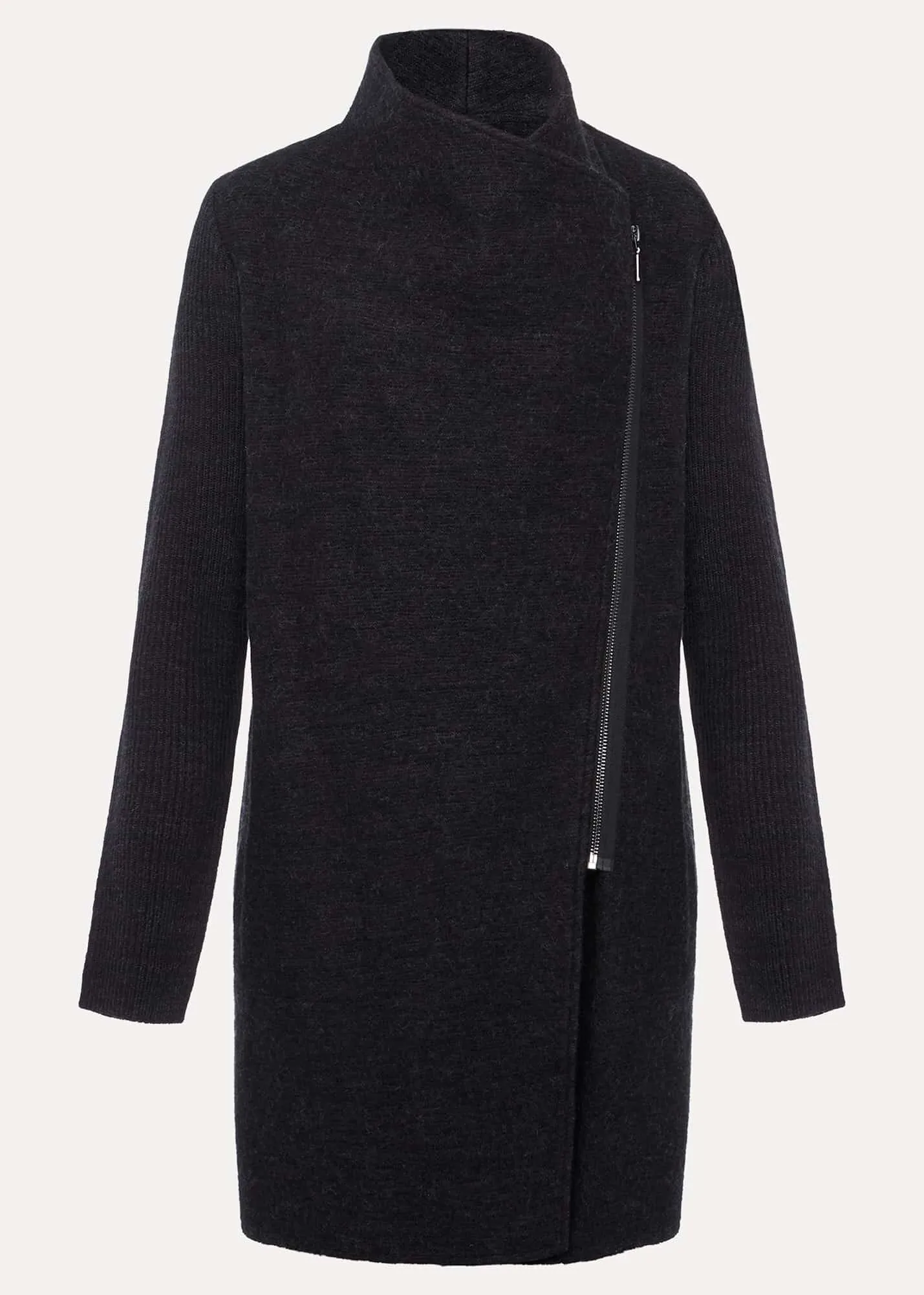 Byanca Zip Knit Coat