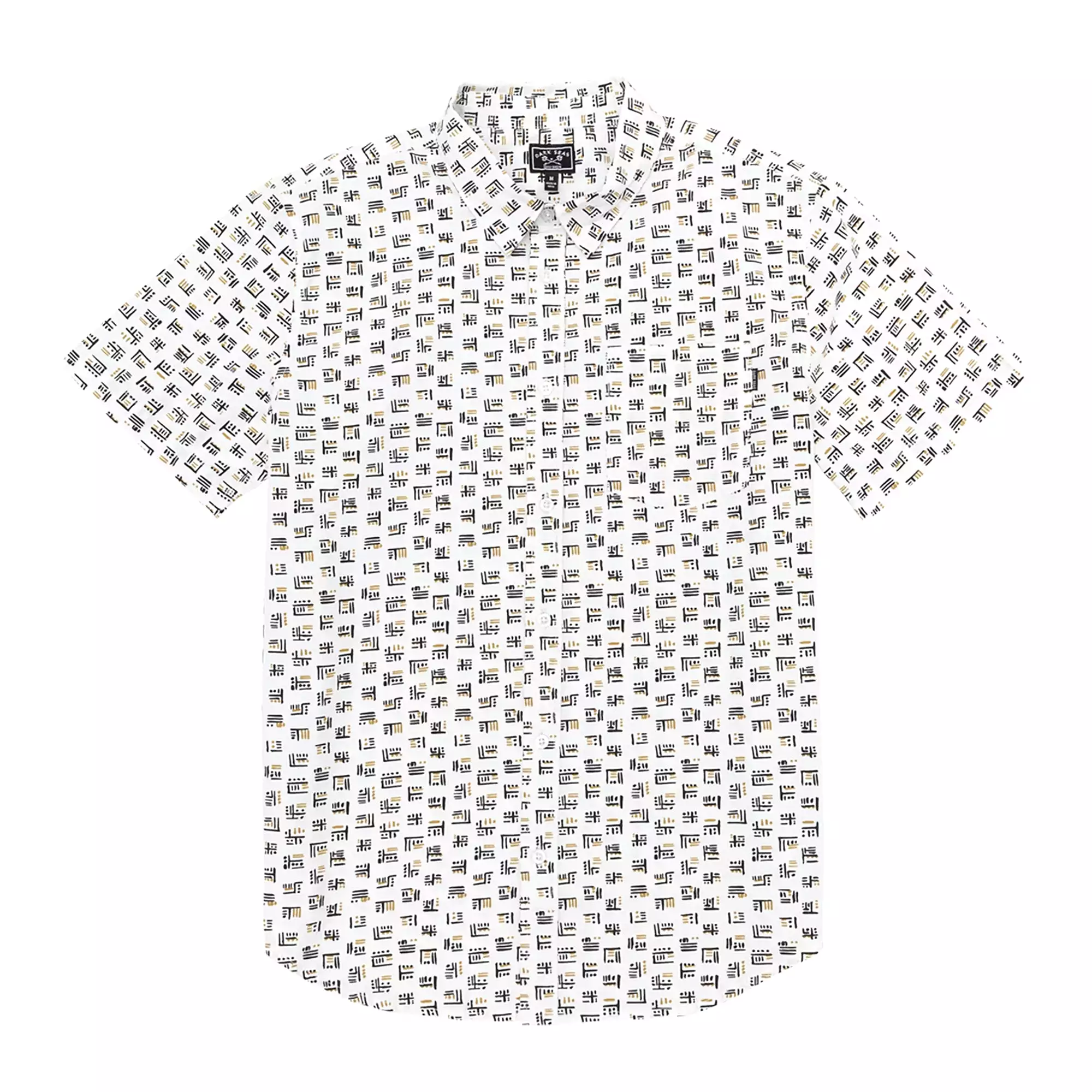 CHEMISE DARK SEAS LEONARDO WOVEN WHITE