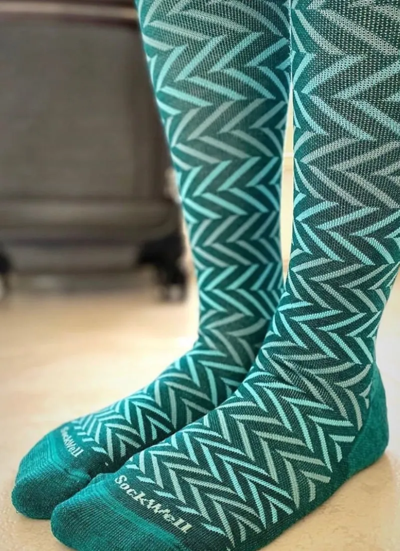 Chevron Moderate Compression Socks