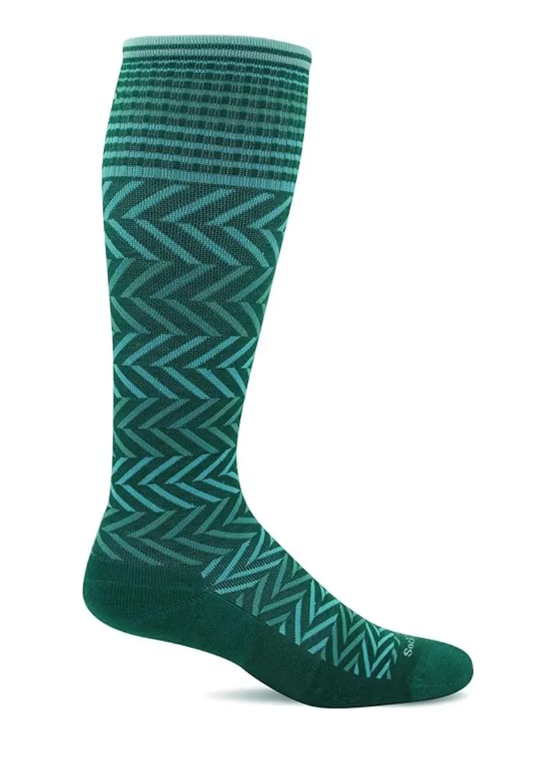 Chevron Moderate Compression Socks