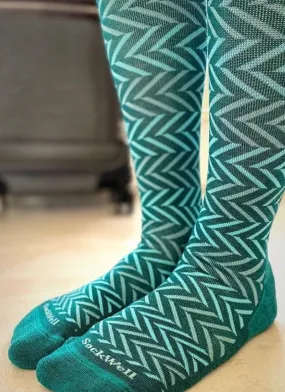 Chevron Moderate Compression Socks