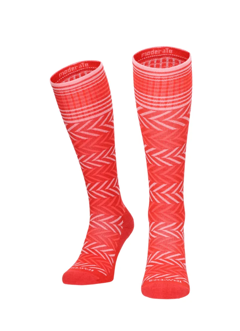 Chevron Moderate Compression Socks