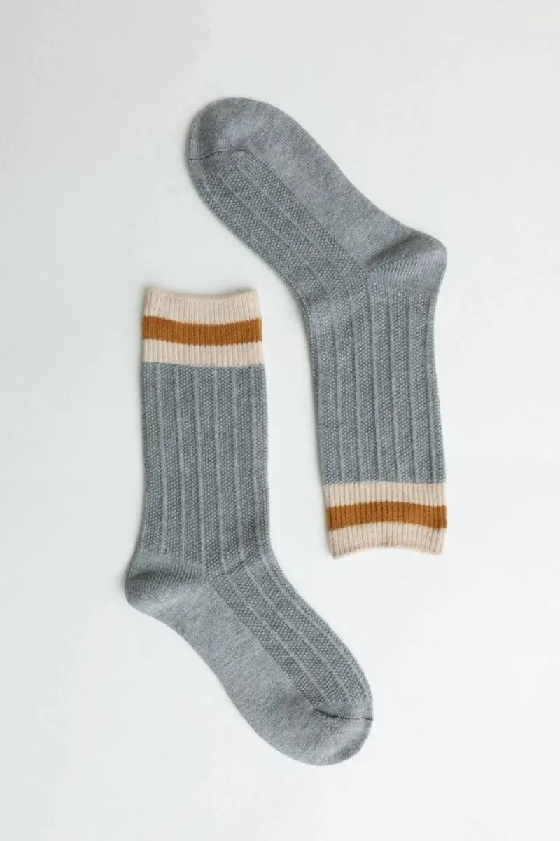 Color Block Stripe Socks