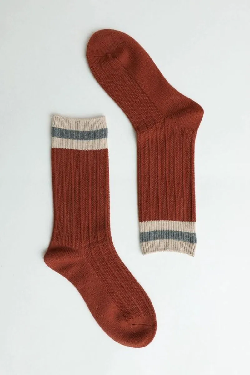 Color Block Stripe Socks