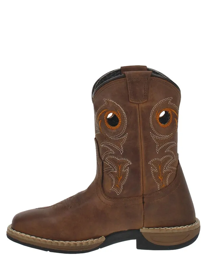 Dan Post DPC2964 Kids Storms Eye Jr Leather Boots Brown