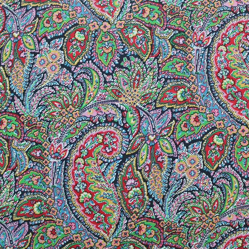 Dressmaking Paisley Cotton Lawn Fabric - Gerald