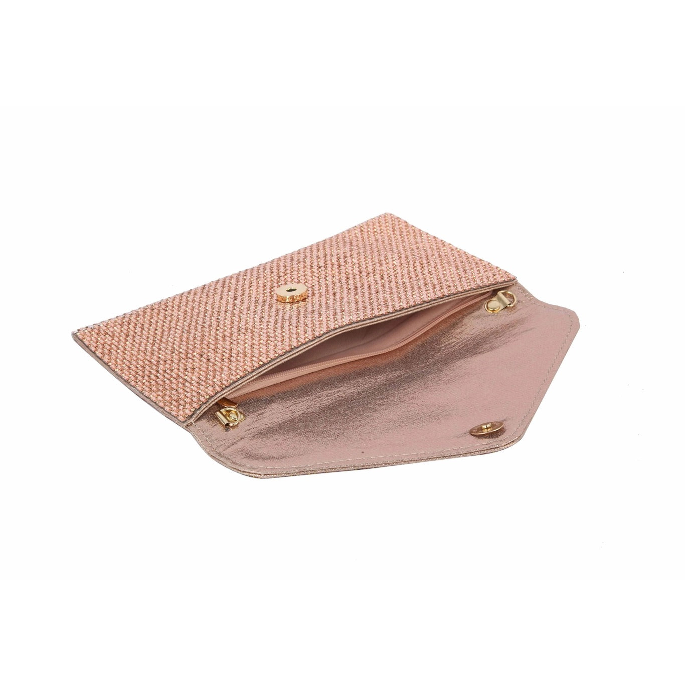 Envelope Evening Clutch in Rose Gold