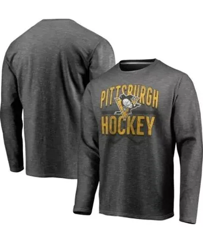 Fanatics Men's NHL Fanatics Pittsburgh Penguins Iced Out Long Sleeve T-Shirt