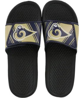 Forever Collectibles Mens La Rams Slide Sandals