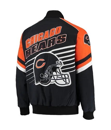 G-Iii Sports Mens Chicago Bears Varsity Jacket, TW3