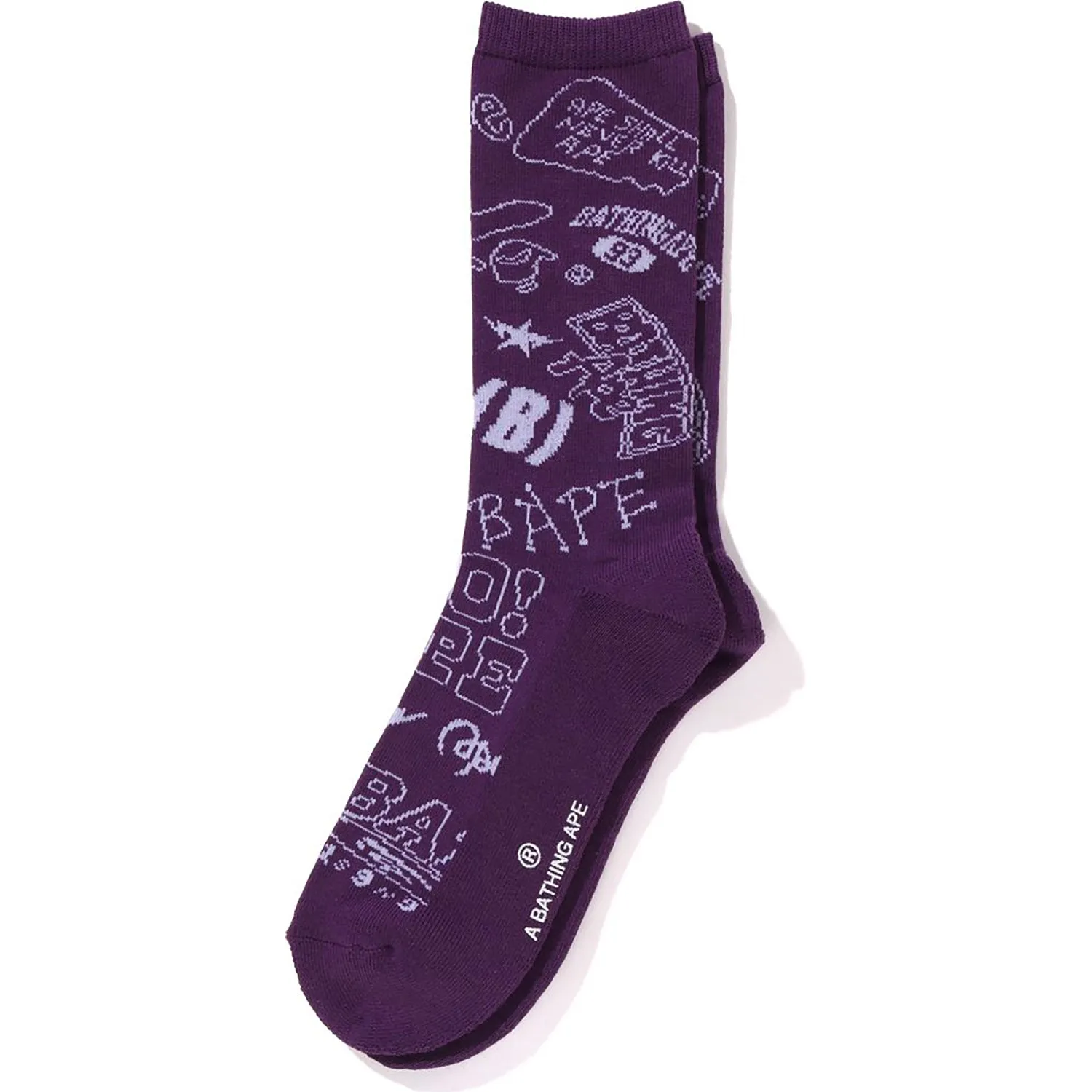 GRAFFITI PATTERN SOCKS MENS