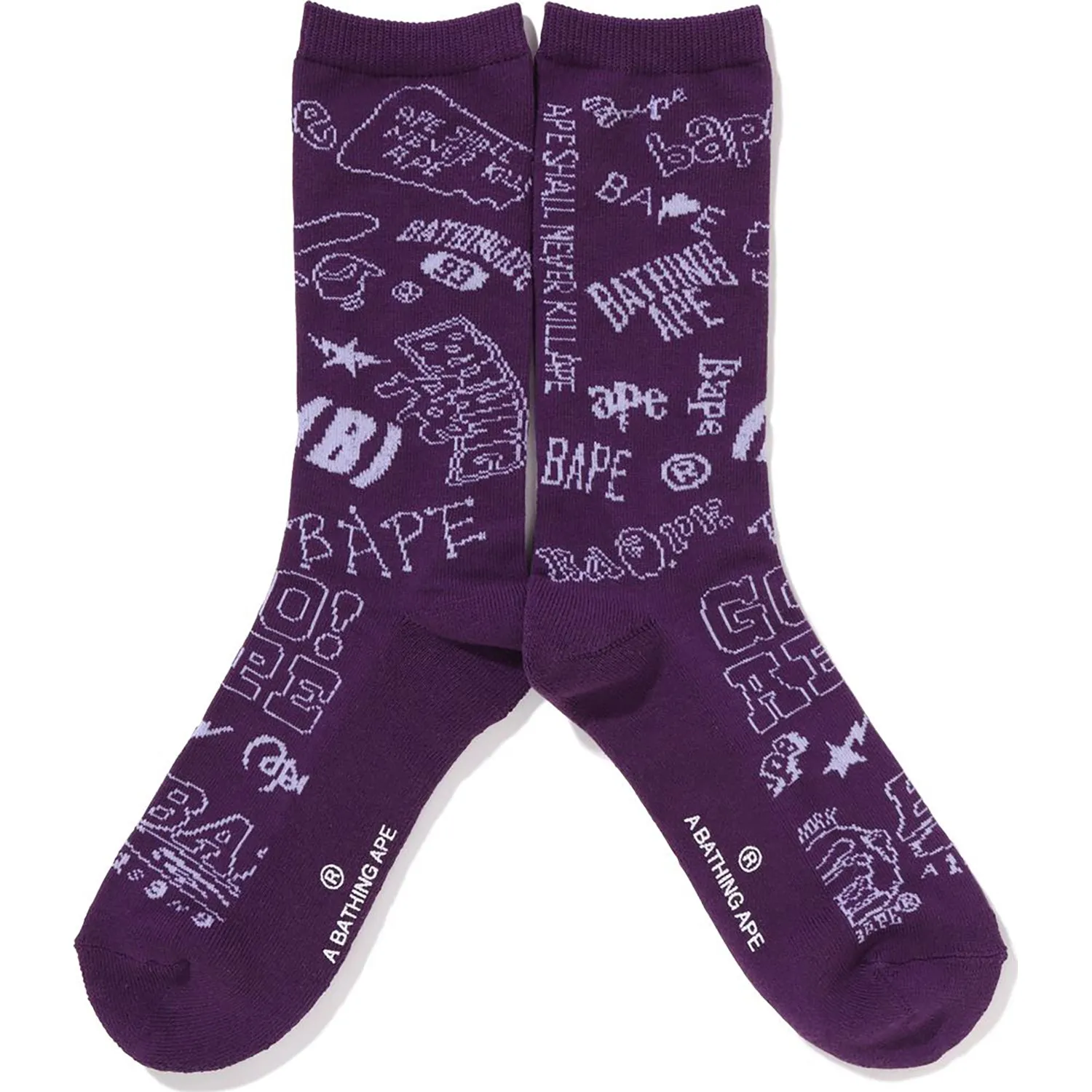 GRAFFITI PATTERN SOCKS MENS