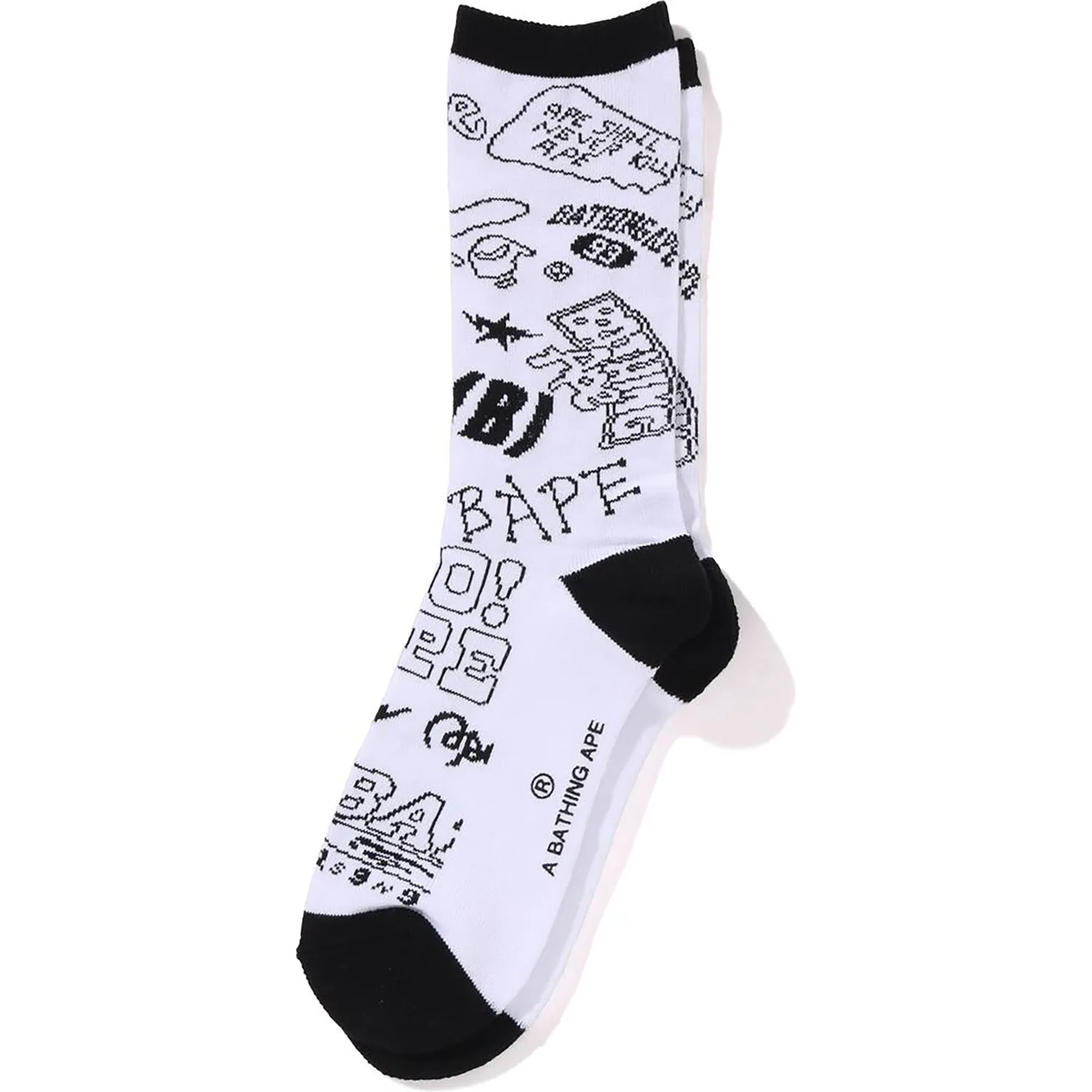 GRAFFITI PATTERN SOCKS MENS