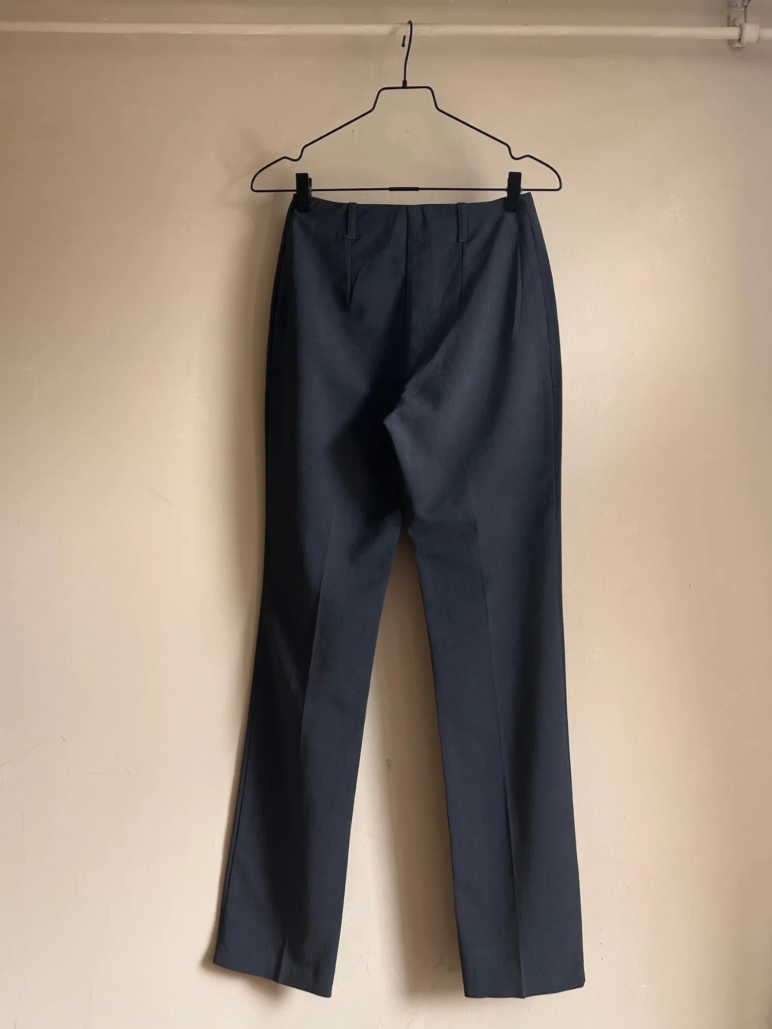 Grey viscose and (mohair) wool pants - XS | Vintage