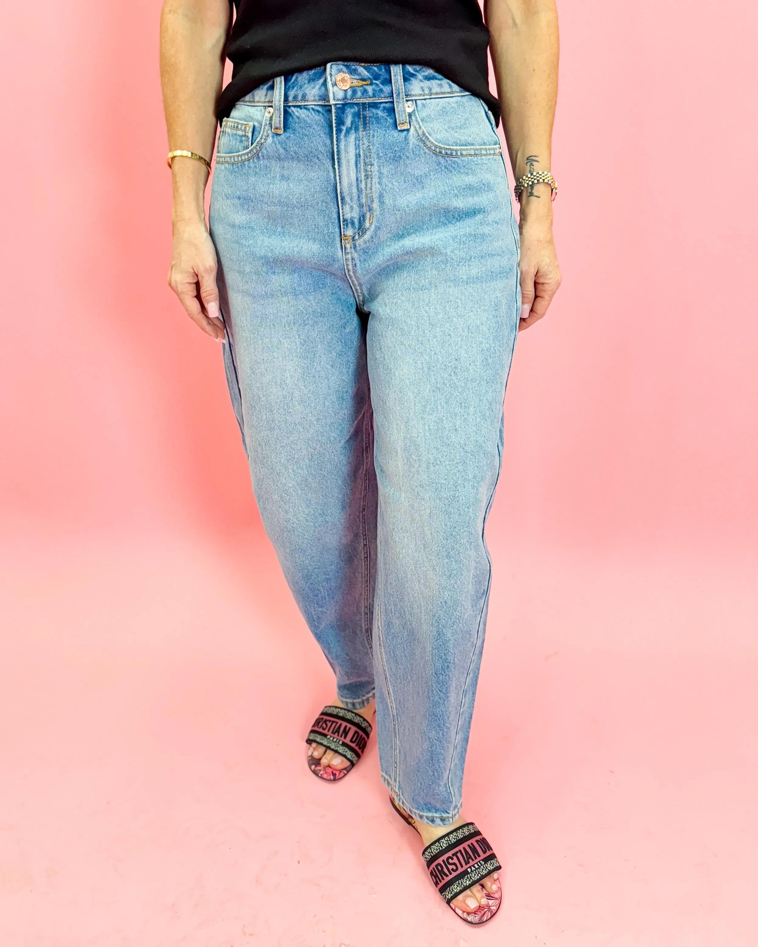 High Rise Barrel Medium Vintage Jeans