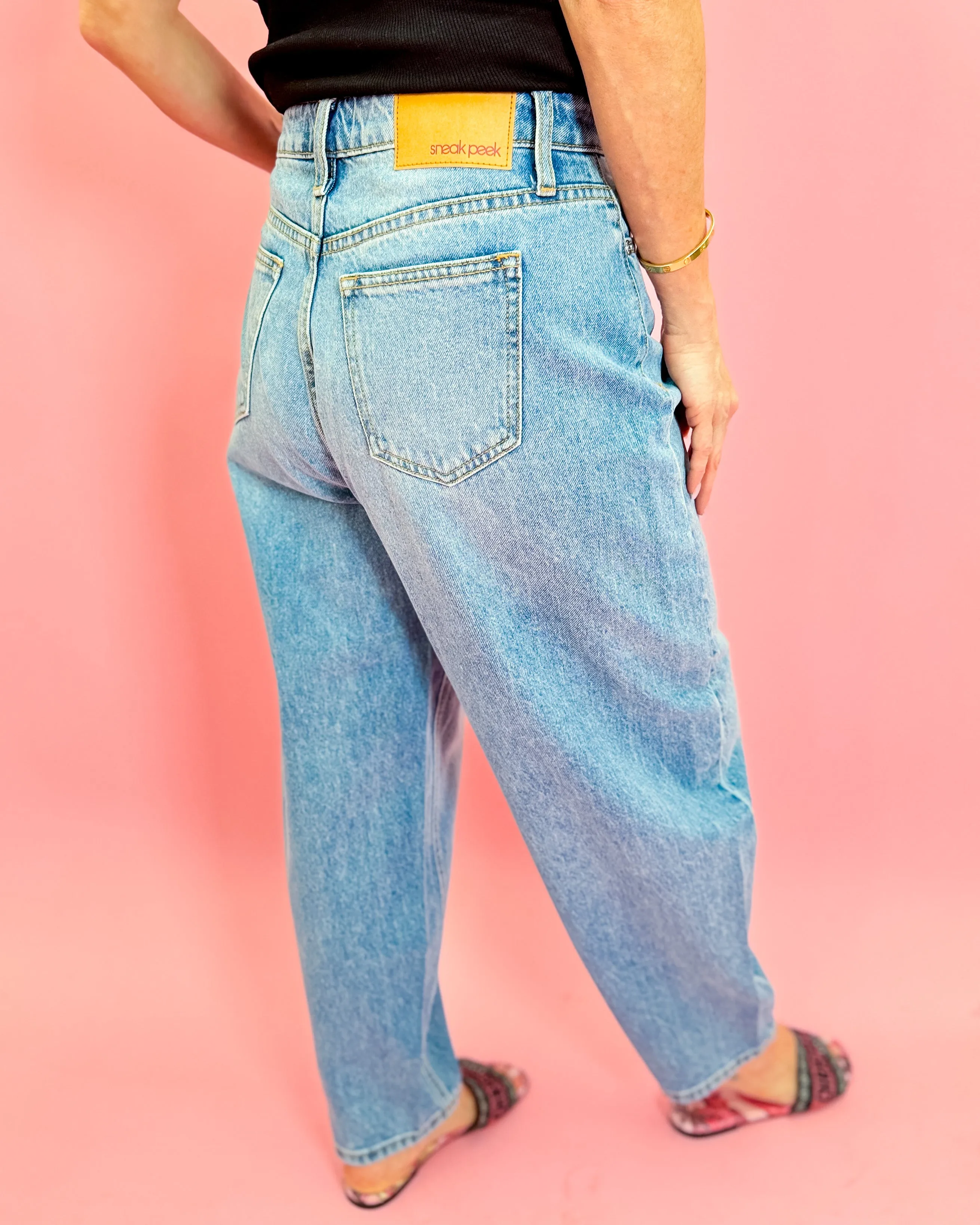 High Rise Barrel Medium Vintage Jeans