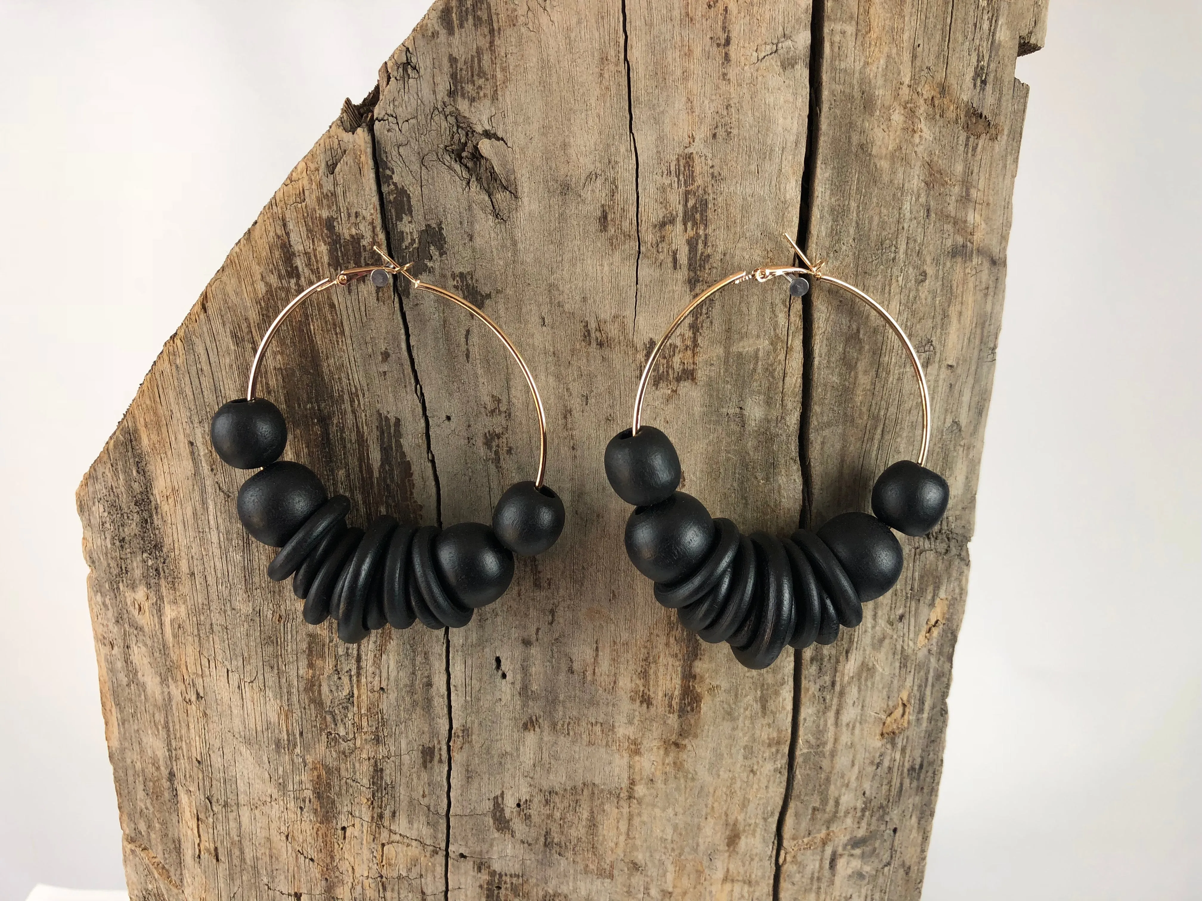 Hoopla Wooden Earrings