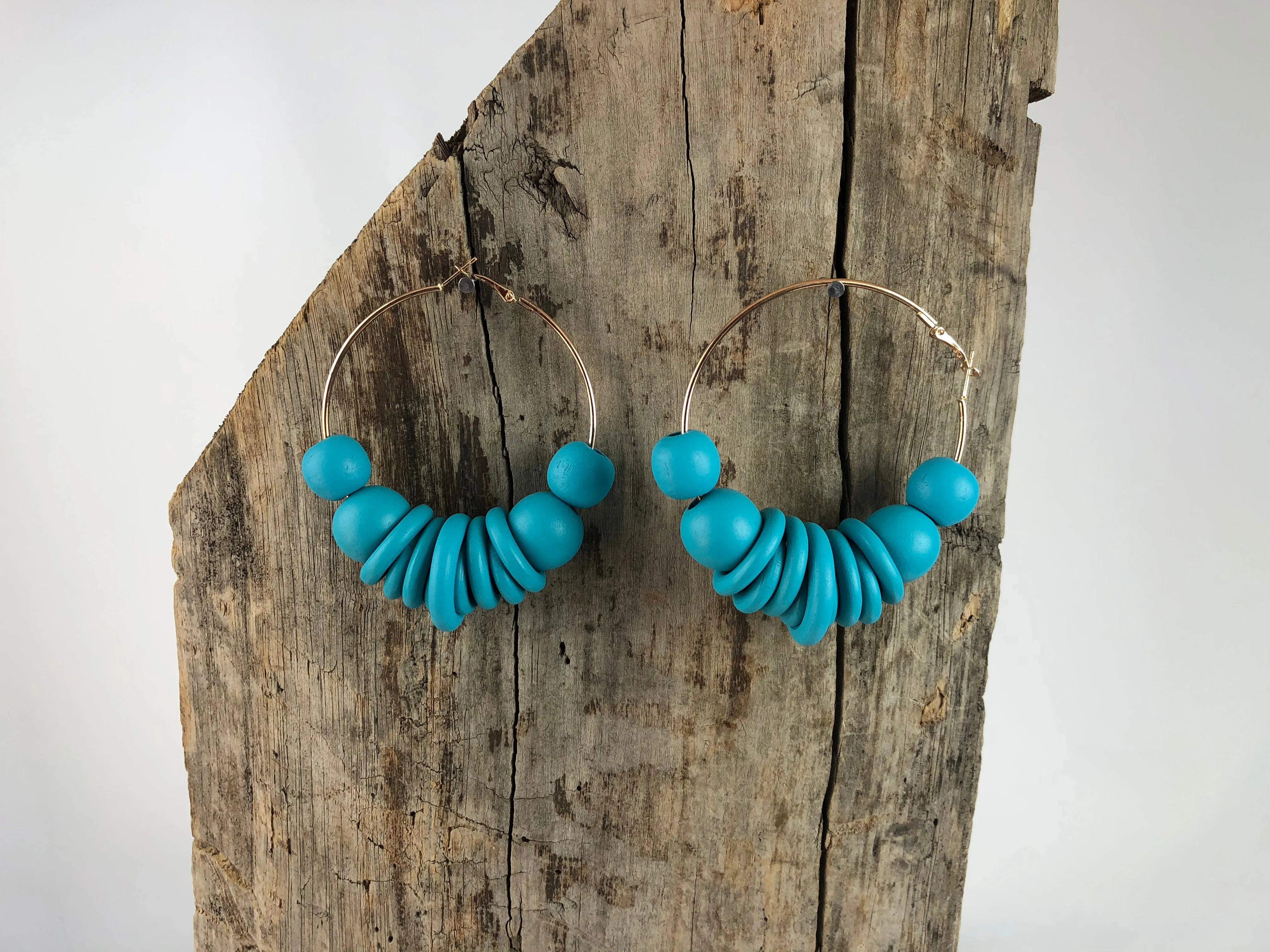 Hoopla Wooden Earrings