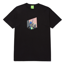 HUF T-SHIRT STILL LIFE NUMBER 420 SS BLACK