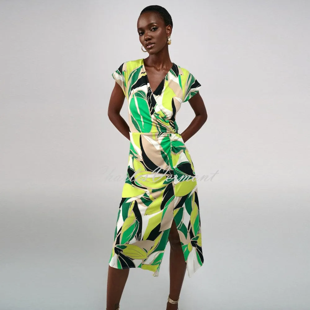 Joseph Ribkoff Tropical Print Dress - Style 241201