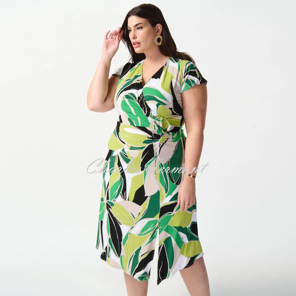 Joseph Ribkoff Tropical Print Dress - Style 241201