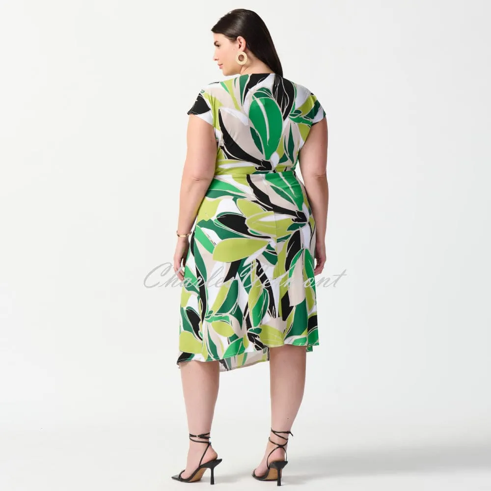 Joseph Ribkoff Tropical Print Dress - Style 241201