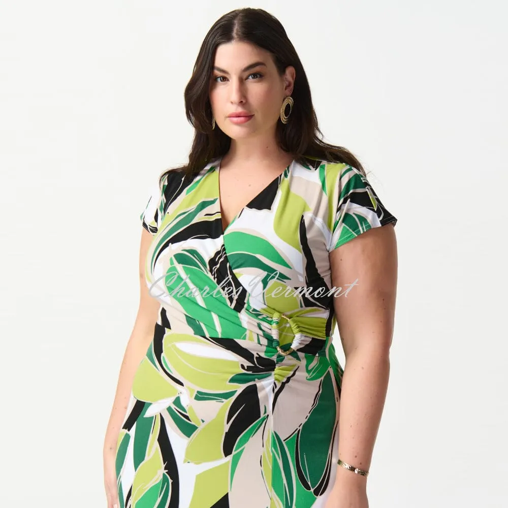 Joseph Ribkoff Tropical Print Dress - Style 241201