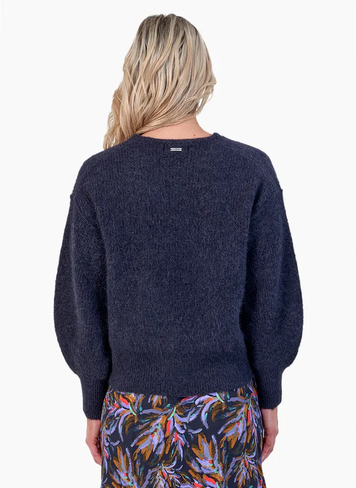 Knewe Note Sweater - Ink