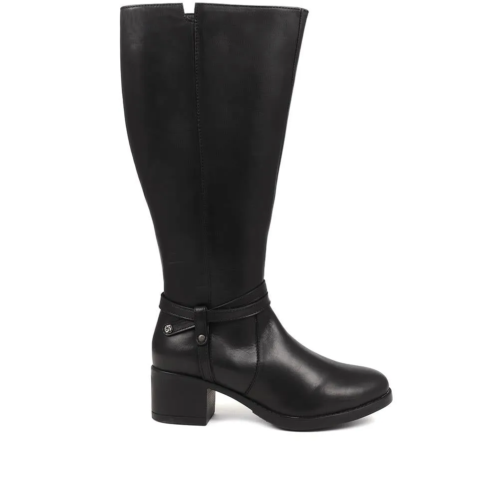 Leather Knee High Boots - HARER38005 / 324 592