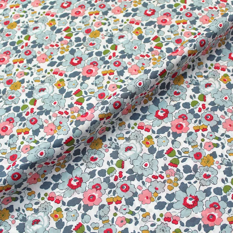 Liberty Fabrics Tana Lawn Cotton - Betsy - Grey