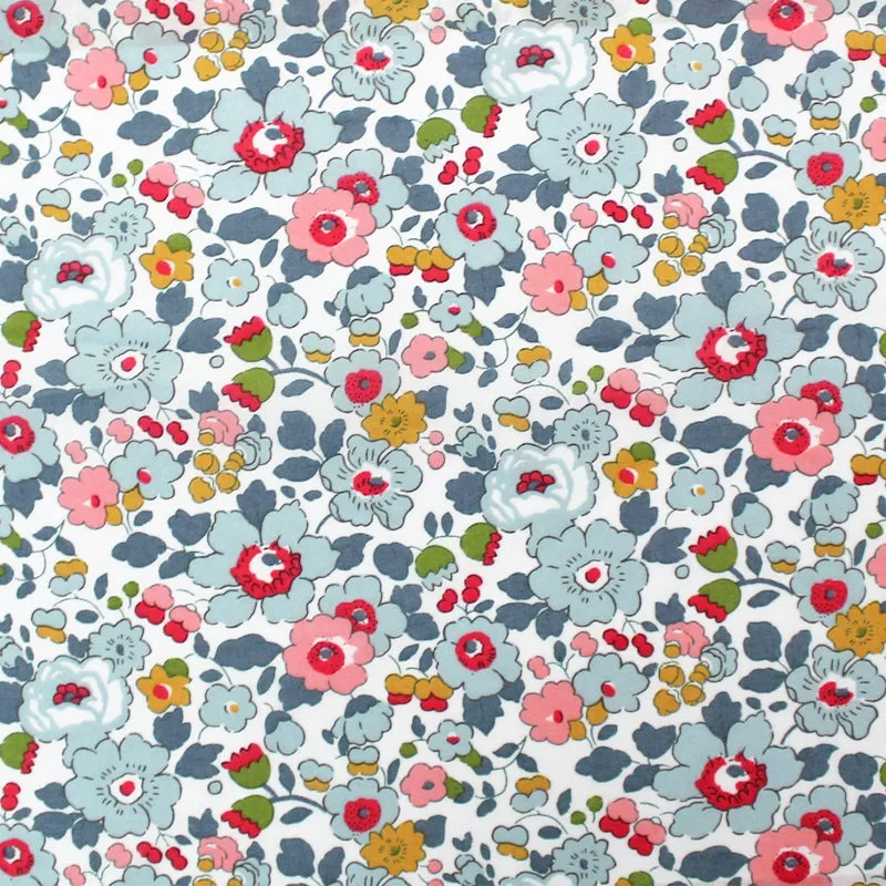 Liberty Fabrics Tana Lawn Cotton - Betsy - Grey