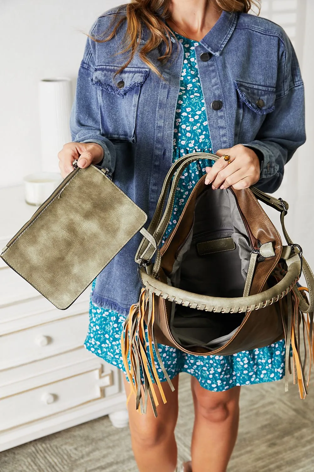 Living On The Fringe Shoulder Bag