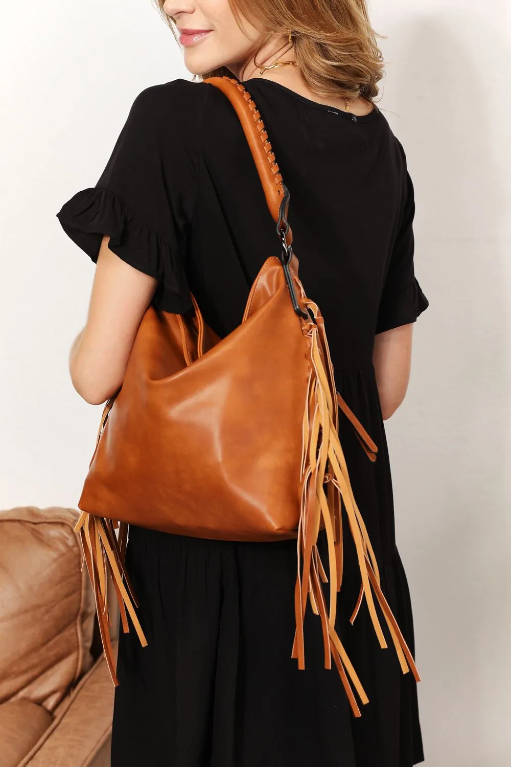 Living On The Fringe Shoulder Bag