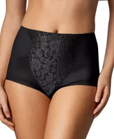 Macy's Bali Women's Light Tummy-Control Lace Support 2pk Brief Underwear X372